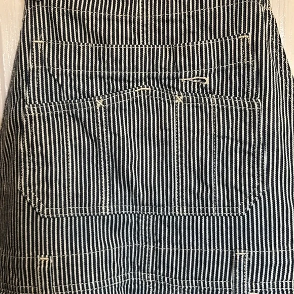 Gap Denim Stripe Loose Overalls - Picture 6 of 9